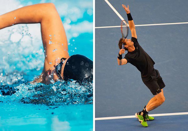 The importance of thoracic mobility in swimming and tennis